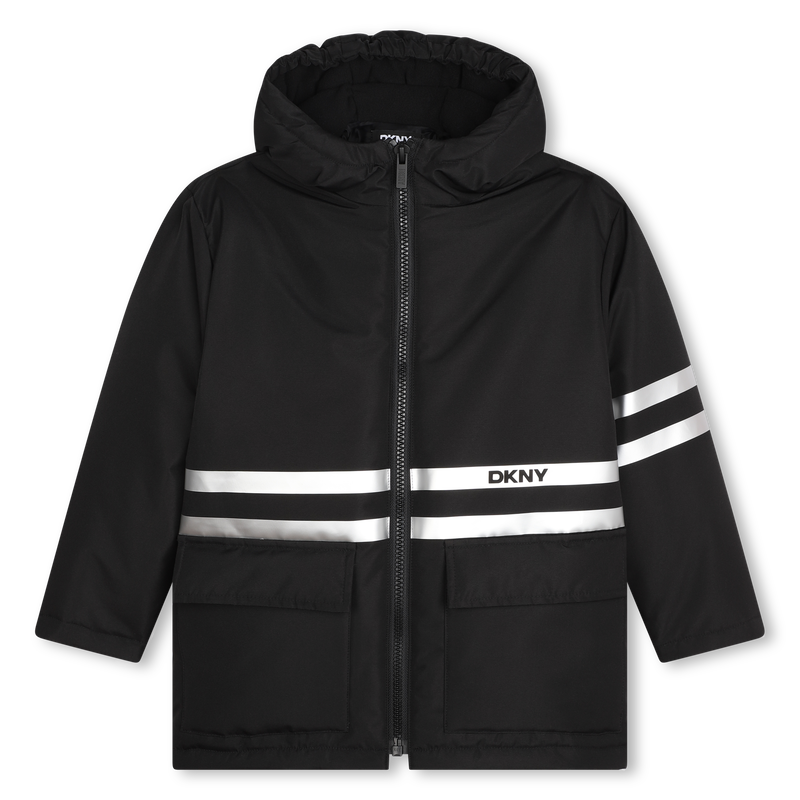 Parka impermeable con capucha DKNY 
                        UNISEXO