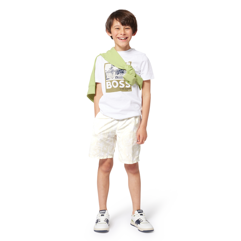 Zapatillas bimateriales BOSS 
                        NI&Ntilde;O