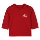 Camiseta de manga larga, ROJO, hi-res