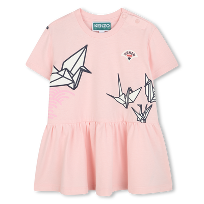 Vestido de manga corta KENZO KIDS NI&Ntilde;A