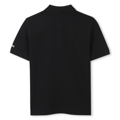 Polo recto con banda de rayas BOSS NI&Ntilde;O