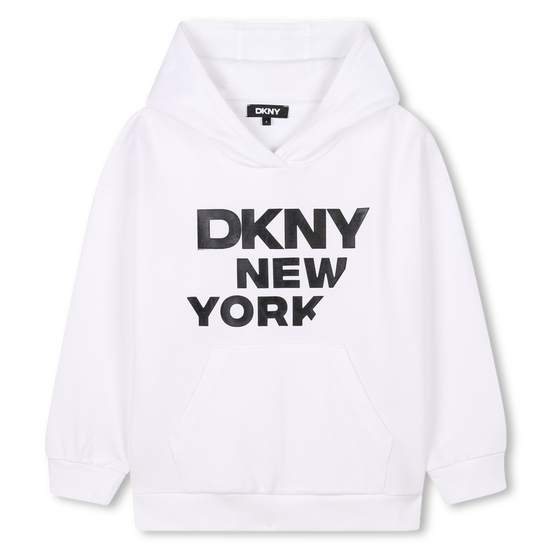 Sudadera estampado con relieve DKNY 
                        UNISEXO