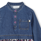 Vestido bimaterial BILLIEBLUSH 
                    NI&Ntilde;A