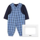 Conjunto de mono y camiseta BOSS 
                    NI&Ntilde;O