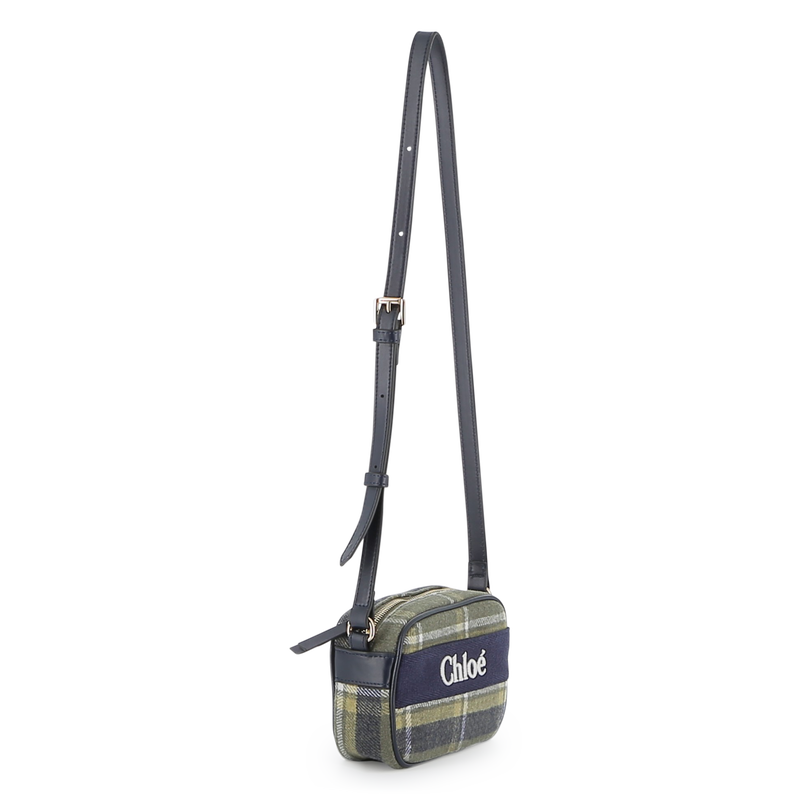 Bolso bandolera a cuadros CHLOE 
                        NI&Ntilde;A