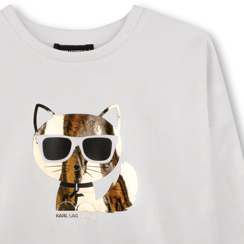 Sudadera de manga larga KARL LAGERFELD KIDS 
                        NI&Ntilde;A