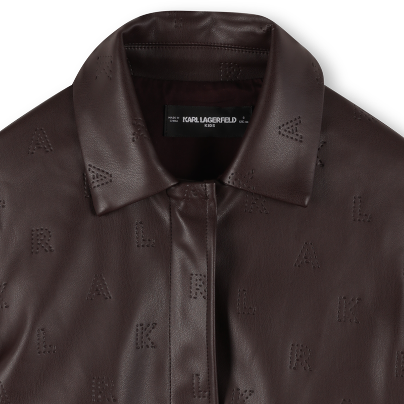 Chaqueta con cierre de cremallera KARL LAGERFELD KIDS 
                        NI&Ntilde;A