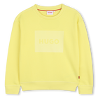 Sudadera fleece HUGO 
                    NI&Ntilde;O