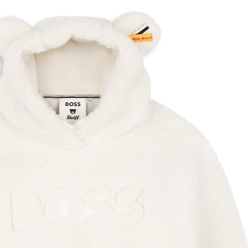 SUDADERA CON CAPUCHA BOSS 
                        NIÑO