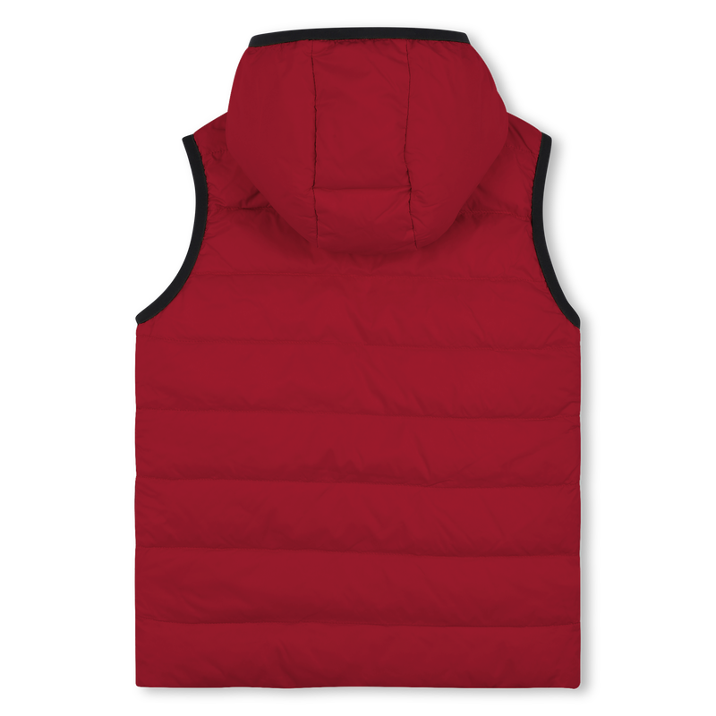 Chaqueta acolchada con capucha efecto flenn BOSS 
                        NIÑO