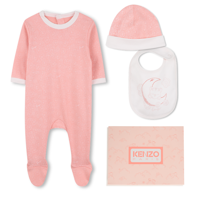 Conjunto de pijama, babero y gorro KENZO KIDS 
                        NI&Ntilde;A