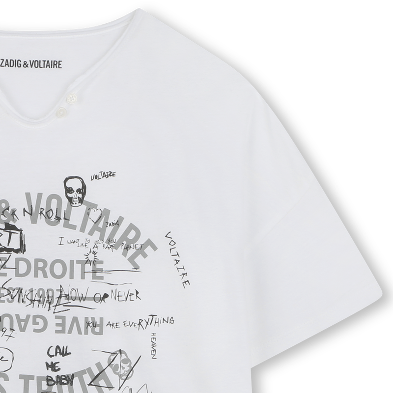 Camiseta de manga corta ZADIG & VOLTAIRE 
                        NI&Ntilde;A