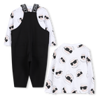 Conjunto de mono y camiseta KARL LAGERFELD KIDS 
                    NI&Ntilde;O