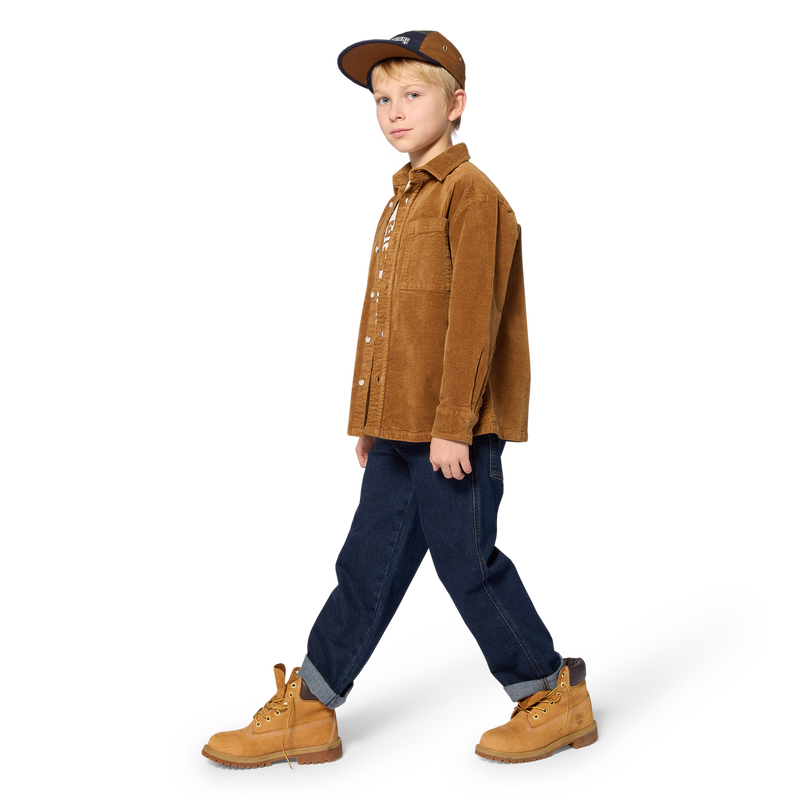 Camisa de mangas largas TIMBERLAND 
                        NI&Ntilde;O