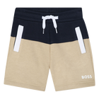 Pantal&oacute;n bicolor de mulet&oacute;n BOSS 
                    NI&Ntilde;O