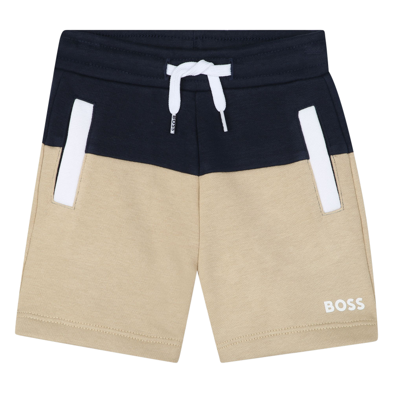 Pantal&oacute;n bicolor de mulet&oacute;n BOSS 
                        NI&Ntilde;O