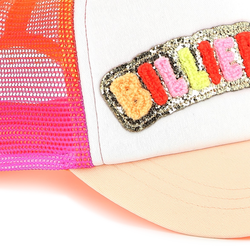 Gorra parche de tejido rizado BILLIEBLUSH 
                        NI&Ntilde;A