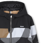 Chaqueta con capucha BOSS 
                    NI&Ntilde;O