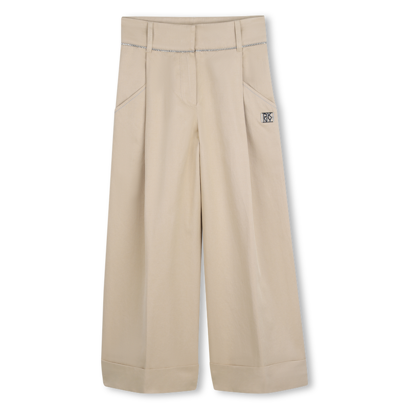 PANTALONES ANCHOS DKNY 
                        NIÑA