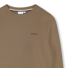 Sudadera de cuello redondo BOSS 
                    NI&Ntilde;O