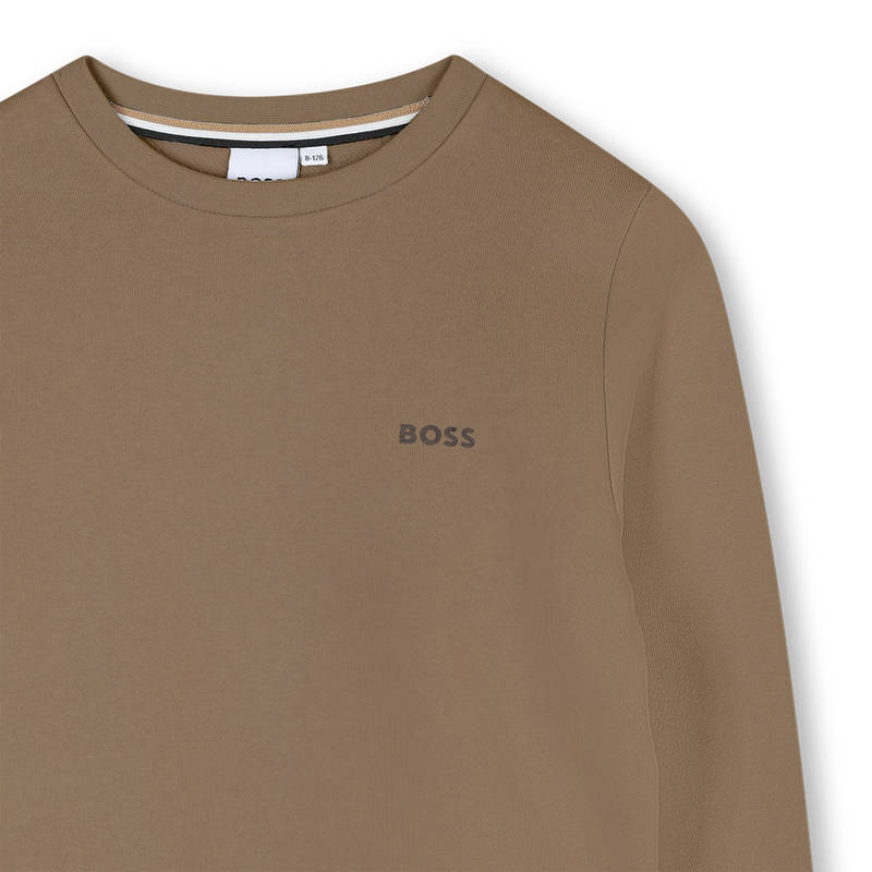 Sudadera de cuello redondo BOSS 
                        NI&Ntilde;O