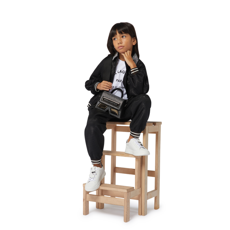 Sudadera con cuello de joya KARL LARGERFELD KIDS 
                        NI&Ntilde;A