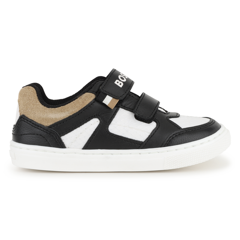 ZAPATILLAS CON RAYAS DE VELCRO BOSS 
                        NI&Ntilde;O