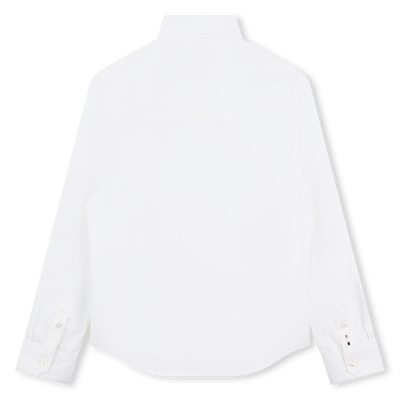Camisa algod&oacute;n de manga larga BOSS NI&Ntilde;O