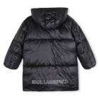 Chaqueta larga acolchada KARL LAGERFELD KIDS 
                    NI&Ntilde;A
