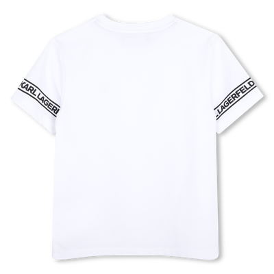 Camiseta de mangas cortas KARL LAGERFELD KIDS NI&Ntilde;O
