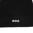 Gorro de punto con logo BOSS 
                    NI&Ntilde;O