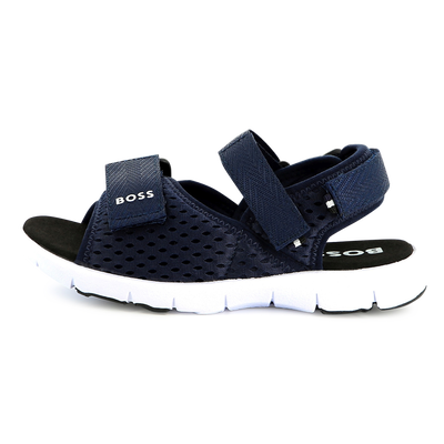 Sandalias de tela con velcro BOSS NI&Ntilde;O