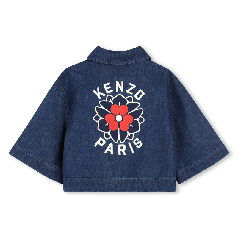 Chaqueta vaquera bordada KENZO KIDS 
                        NI&Ntilde;A