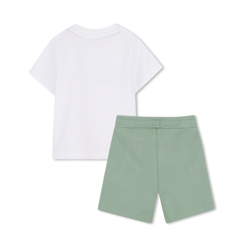 CONJUNTO DE CAMISETA Y BERMUDAS BOSS 
                        NI&Ntilde;O