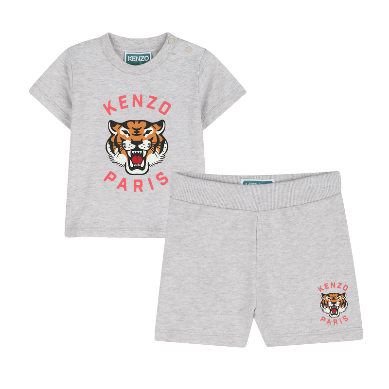 CONJUNTO DE CAMISETA Y BERMUDAS KENZO KIDS 
                        NI&Ntilde;O