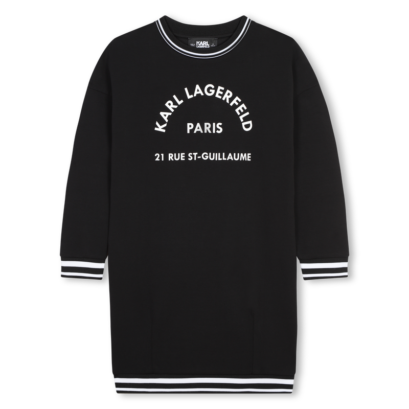 Vestido recto bicolor KARL LAGERFELD KIDS 
                        NI&Ntilde;A