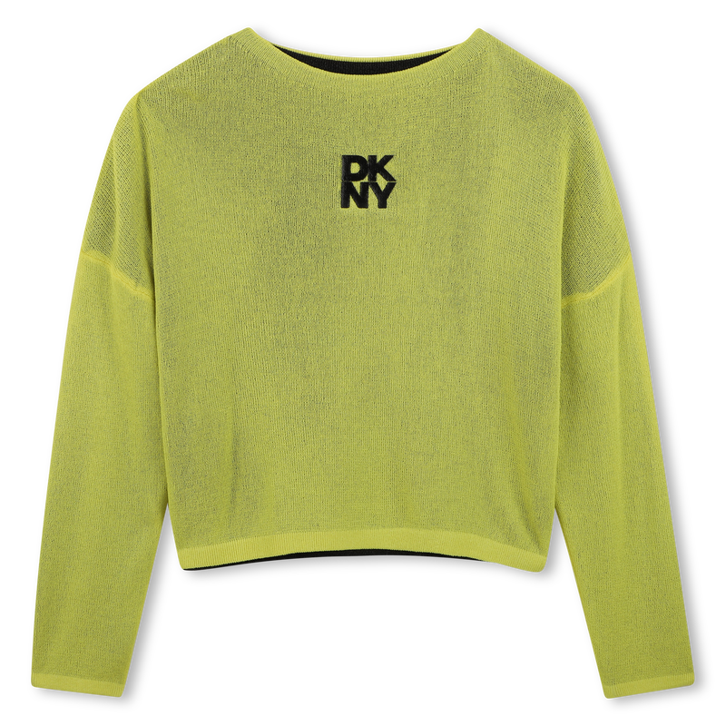 Su&eacute;ter reversible DKNY 
                        NI&Ntilde;A