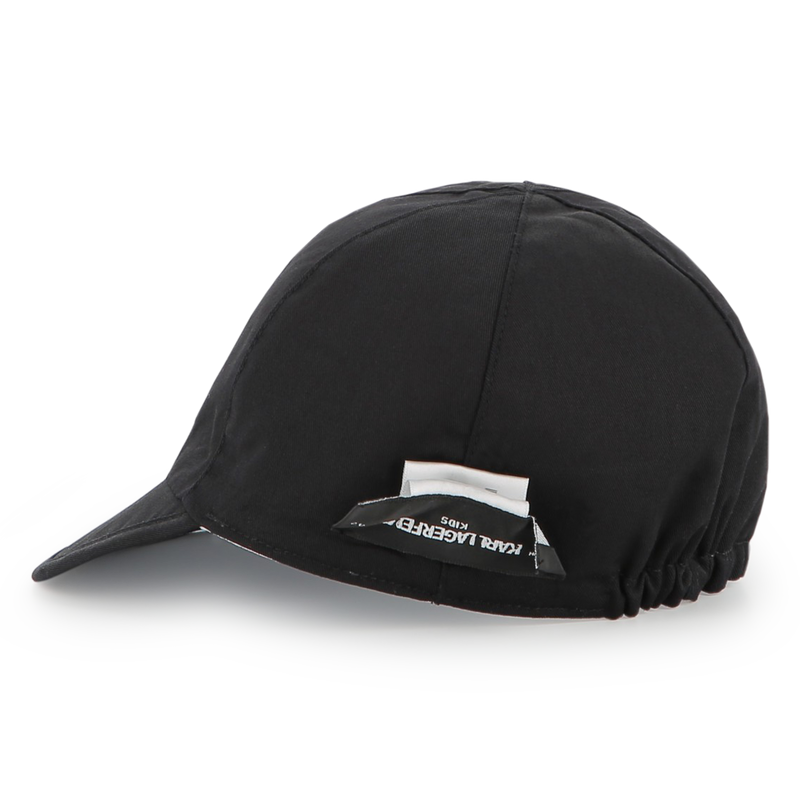 Gorra reversible de algodón KARL LARGERFELD KIDS 
                        NIÑO