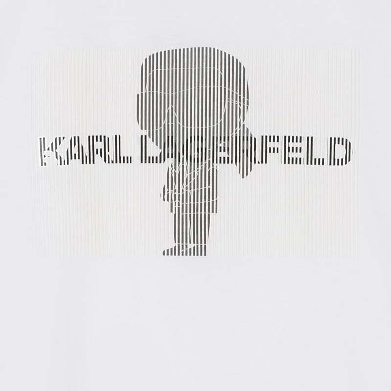 Camiseta algod&oacute;n y manga corta KARL LARGERFELD KIDS 
                        NI&Ntilde;O