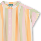 Vestido a rayas KENZO KIDS 
                    NI&Ntilde;A