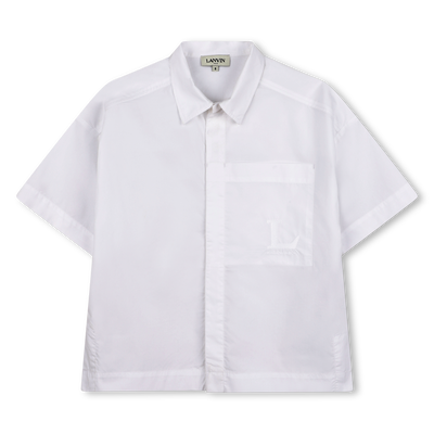 CAMISA DE MANGA CORTA LANVIN NI&Ntilde;O