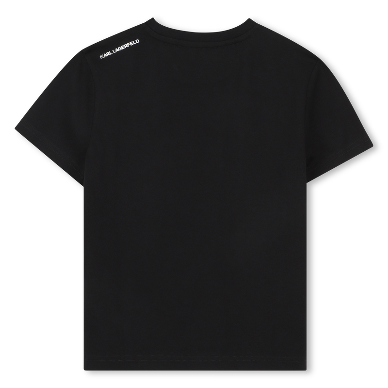 Camiseta de mangas cortas KARL LAGERFELD KIDS 
                        NI&Ntilde;O