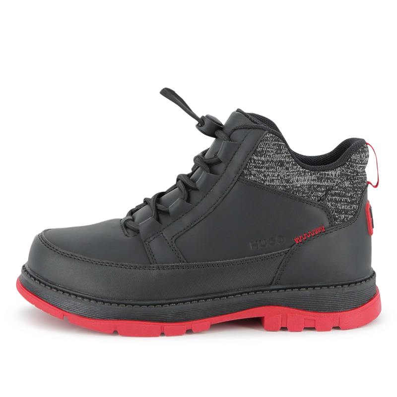 Botines con cordones HUGO 
                        NI&Ntilde;O