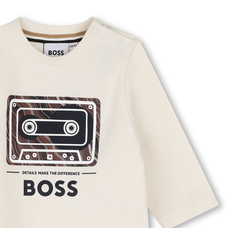 Camiseta de manga larga BOSS 
                        NI&Ntilde;O