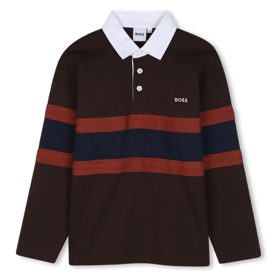 Polo de manga larga BOSS NI&Ntilde;O