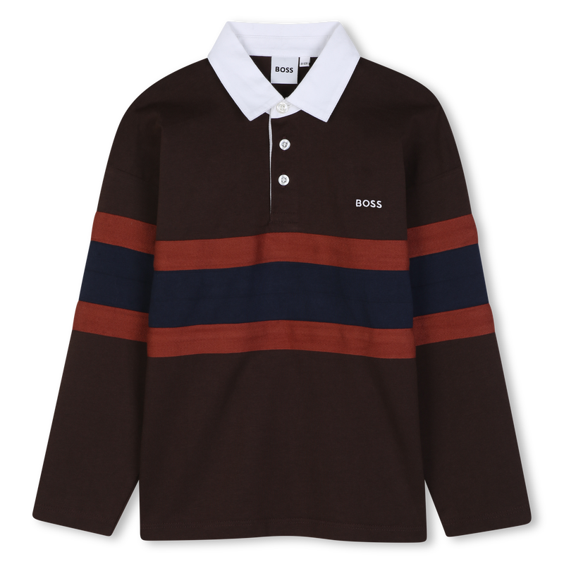 Polo de manga larga BOSS 
                        NI&Ntilde;O