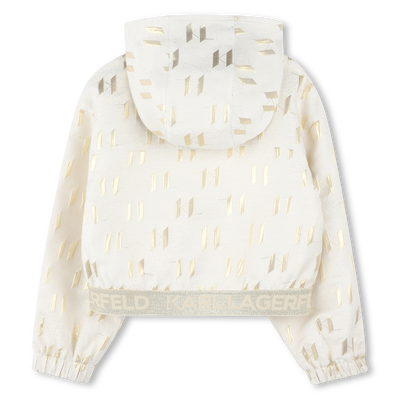 Sudadera con detalles dorados KARL LAGERFELD KIDS NI&Ntilde;A