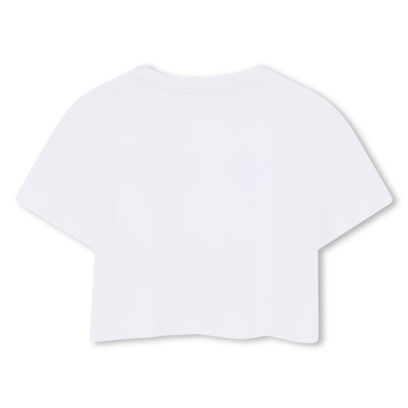 Camiseta con parche y logo HUGO 
                        NI&Ntilde;A