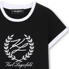 Camiseta de manga corta KARL LAGERFELD KIDS 
                    NI&Ntilde;A