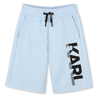 Bermudas el&aacute;sticas de algod&oacute;n KARL LAGERFELD KIDS 
                    NI&Ntilde;O